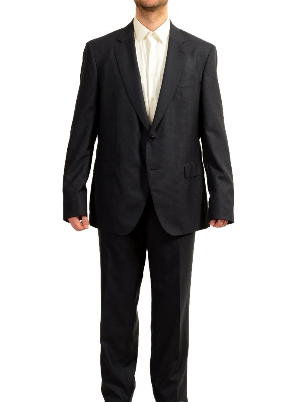 Hugo Boss Men's "FHarverson2/Garvin2WE" Slim Fit Wool Silk Suit US 48R IT 58R